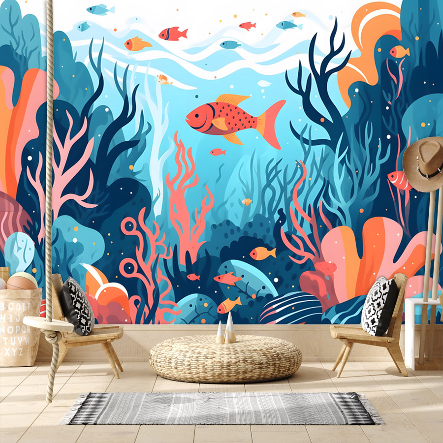 Baby Nursery Peel And Stick Wallpaper - 6+ Wallpaper Kartun Peel n Stick