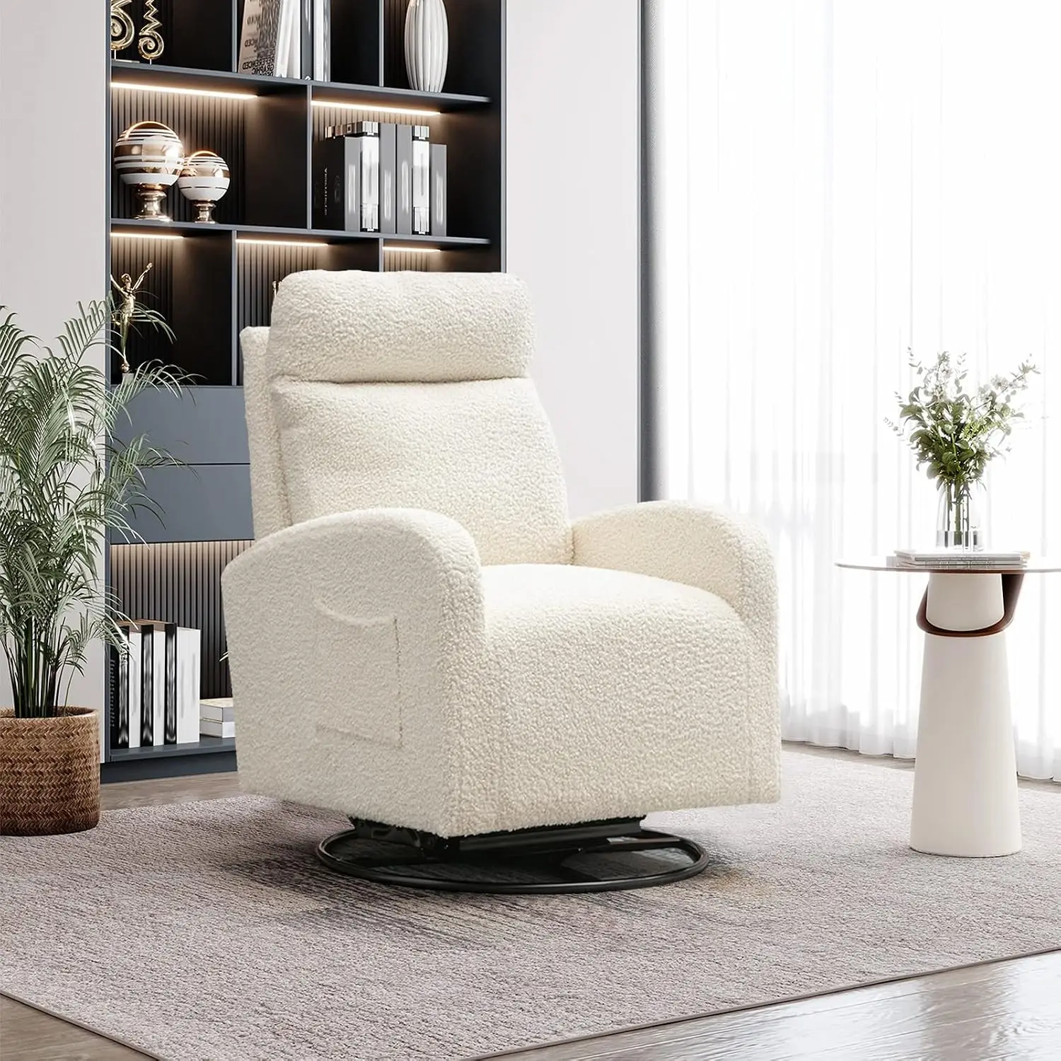 Baby Nursery Glider Chair - Kursi Ayun Putar Modern, Kursi Ayun