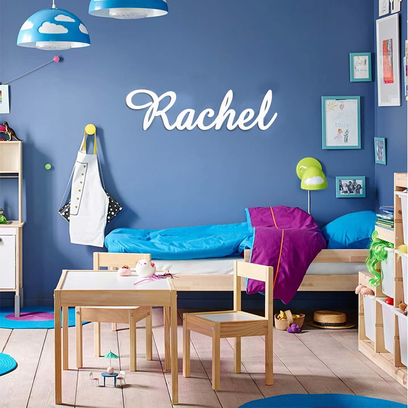 Baby Nursery Name Letters - Tanda nama kustom tanda nama kayu