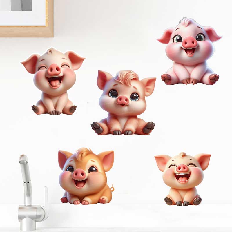 Baby Nursery Mural Wallpaper - Stiker Dinding Babi Lucu Dekorasi Kamar