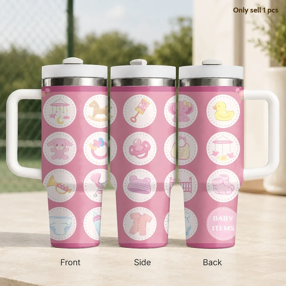 Baby Nursery Handles - Mainan Bayi, Botol Vakum 40oz, Tumbler