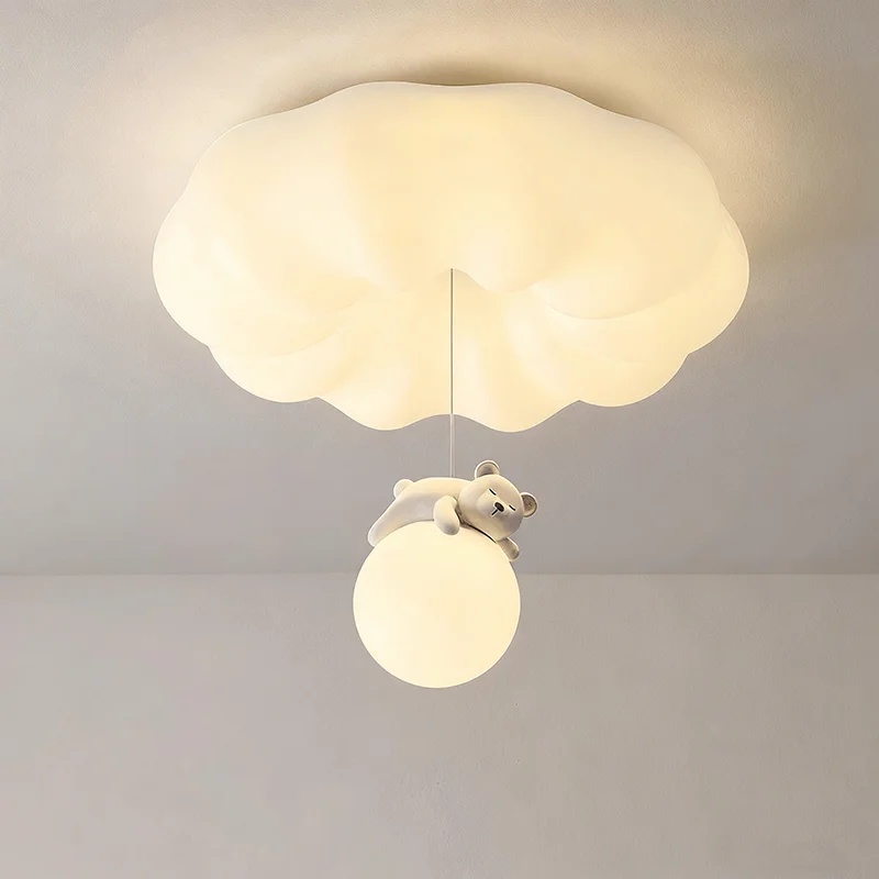Baby Nursery Ceiling Light - Lampu Langit-Langit LED Bentuk Awan Lucu
