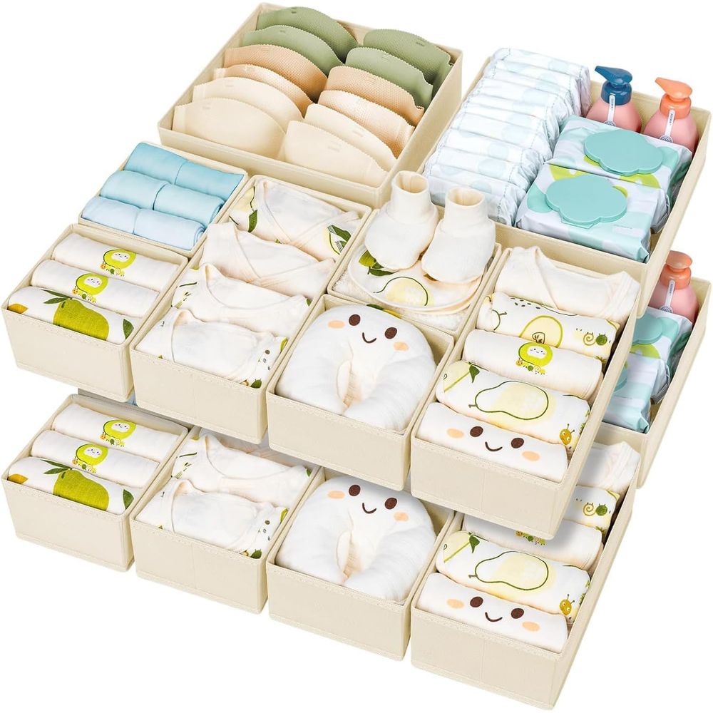 Baby Nursery Closet Organization - Organizer Pakaian 15 Paket - Organizer