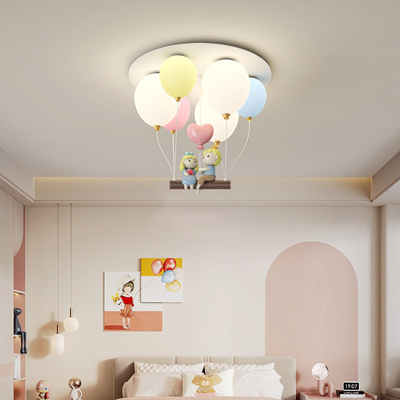Baby Nursery Ceiling Light - Lampu Langit-langit Kamar Anak-anak Balon Warna-warni