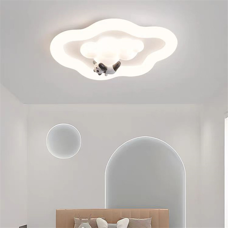 Baby Nursery Ceiling Light - Lampu Langit-langit LED Awan Putih Lucu