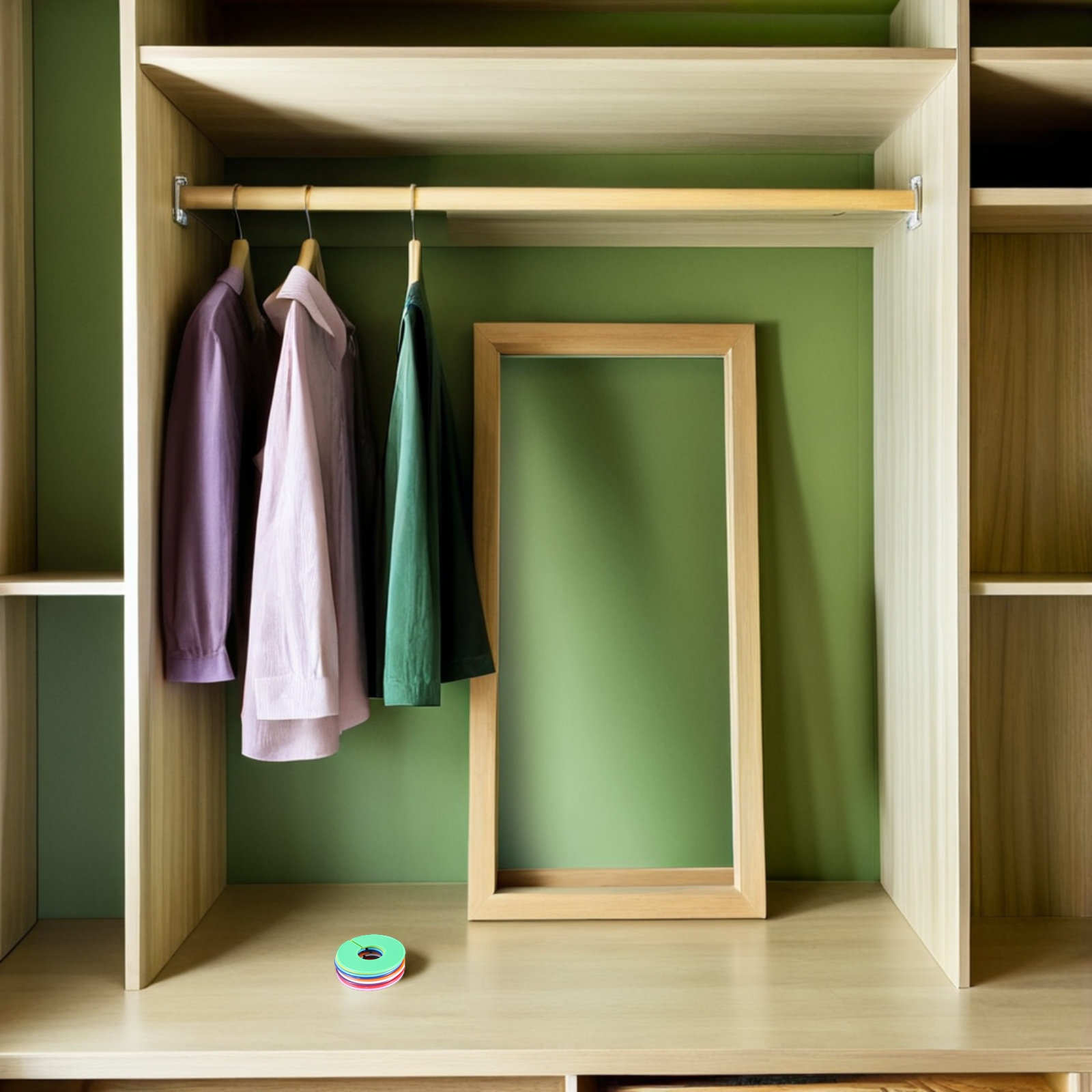 Baby Nursery Closet Organization - 36 Buah Cincin Ukuran Pakaian Plastik