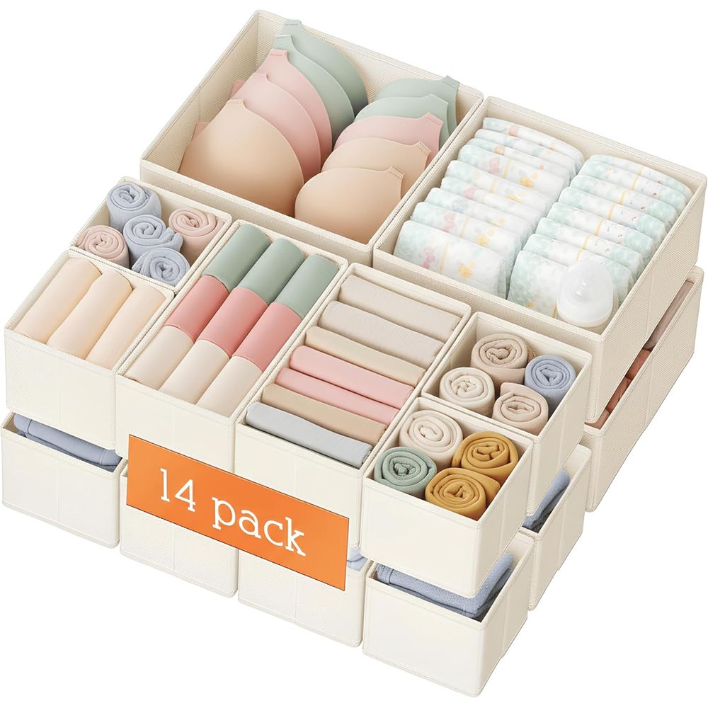 Baby Nursery Closet Organization - 14 Paket Organizer Drer untuk Pakaian