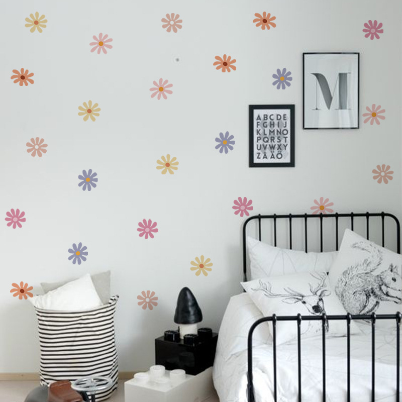 Daisy bunga stiker dinding ana - Baby Nursery Peel And Stick Wallpaper ulasan dan harga