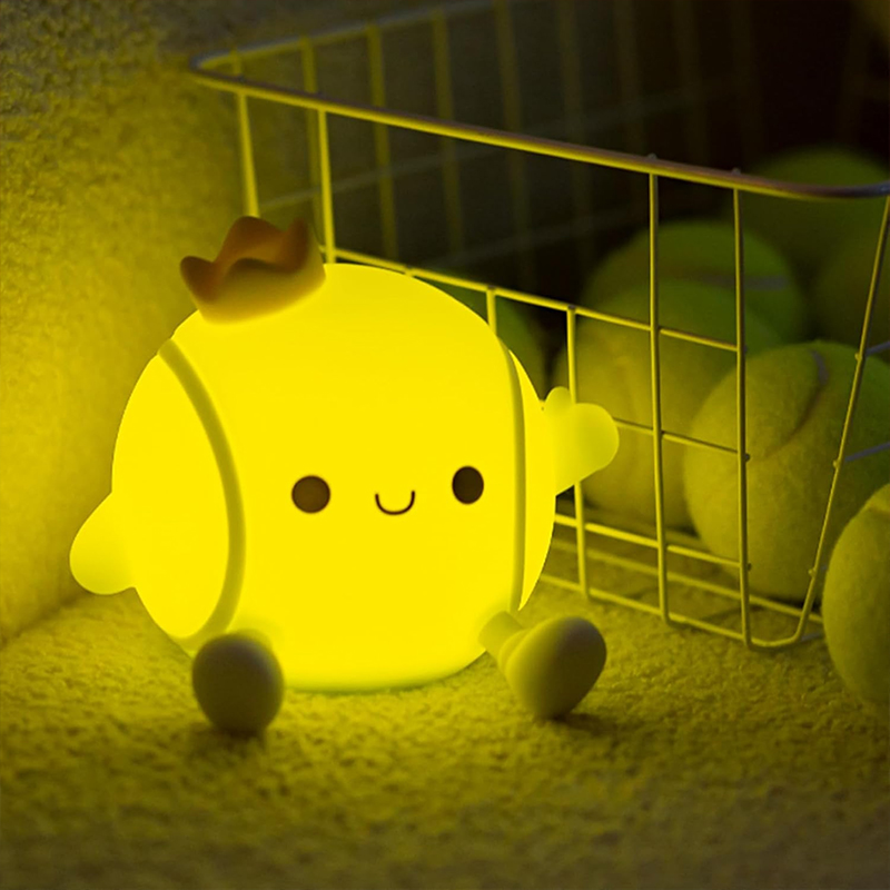 Lampu Tidur Silikon Bentuk Bol - Baby Nursery Night Light ulasan dan harga