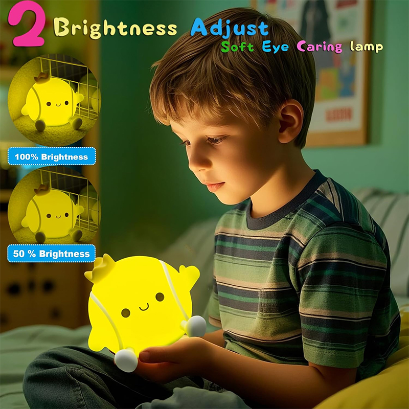 Lampu Tidur Silikon Bentuk Bol - Baby Nursery Night Light ulasan dan harga