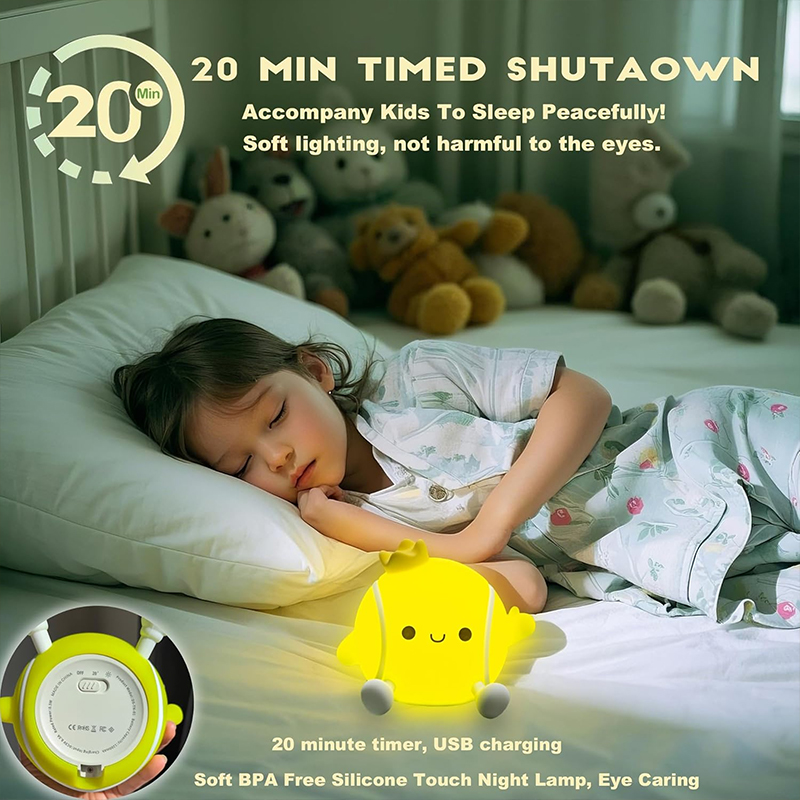 Lampu Tidur Silikon Bentuk Bol - Baby Nursery Night Light ulasan dan harga