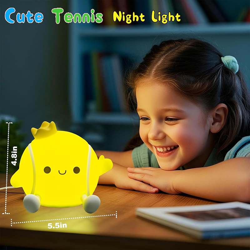 Lampu Tidur Silikon Bentuk Bol - Baby Nursery Night Light ulasan dan harga
