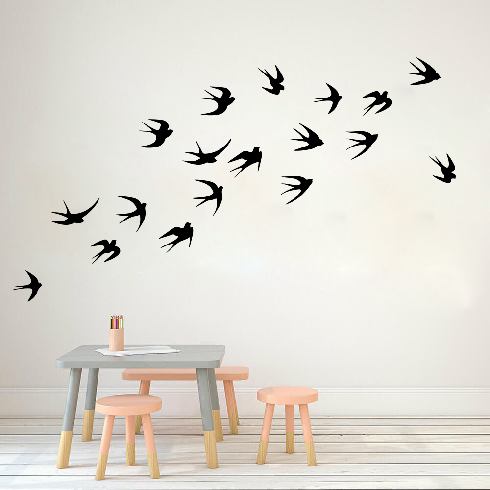 Stiker Dinding Burung Layang-l - Baby Nursery Wall Decals ulasan dan harga