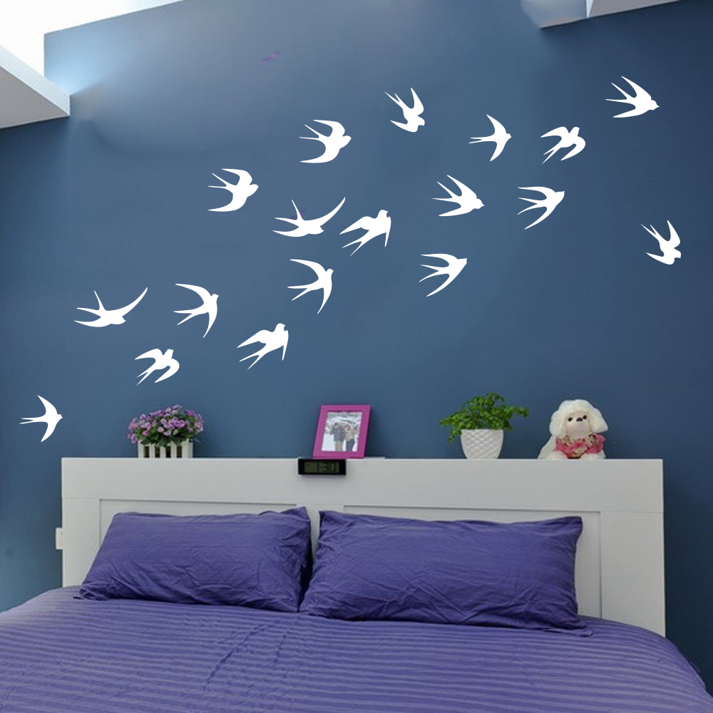 Stiker Dinding Burung Layang-l - Baby Nursery Wall Decals ulasan dan harga
