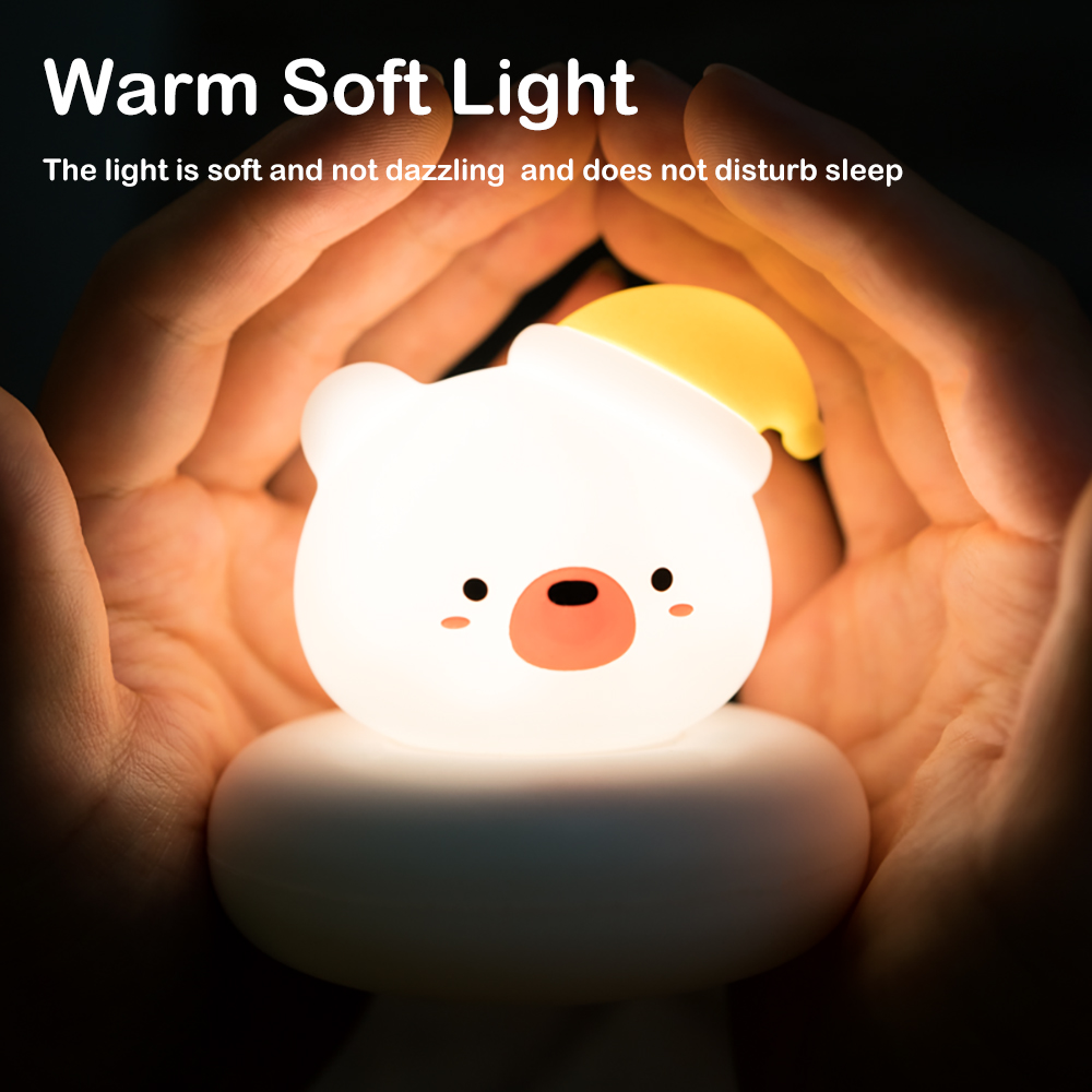 Lampu Malam LED Bentuk Kucing  - Baby Nursery Night Light ulasan dan harga