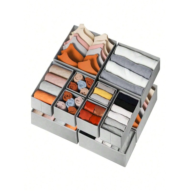 12PCS/Set Organizer Laci Pakai - Baby Nursery Closet Organization ulasan dan harga