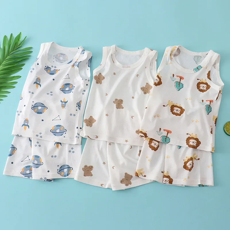 Setelan Rompi Katun Bambu Anak - Baby Nursery Ideas Boy ulasan dan harga