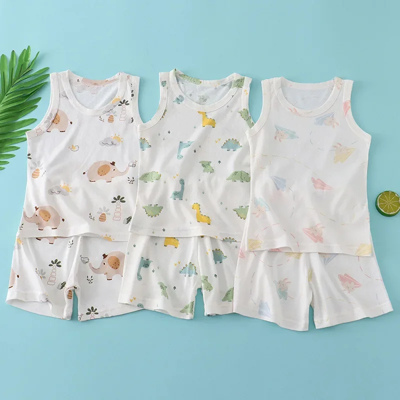 Setelan Rompi Katun Bambu Anak - Baby Nursery Ideas Boy ulasan dan harga
