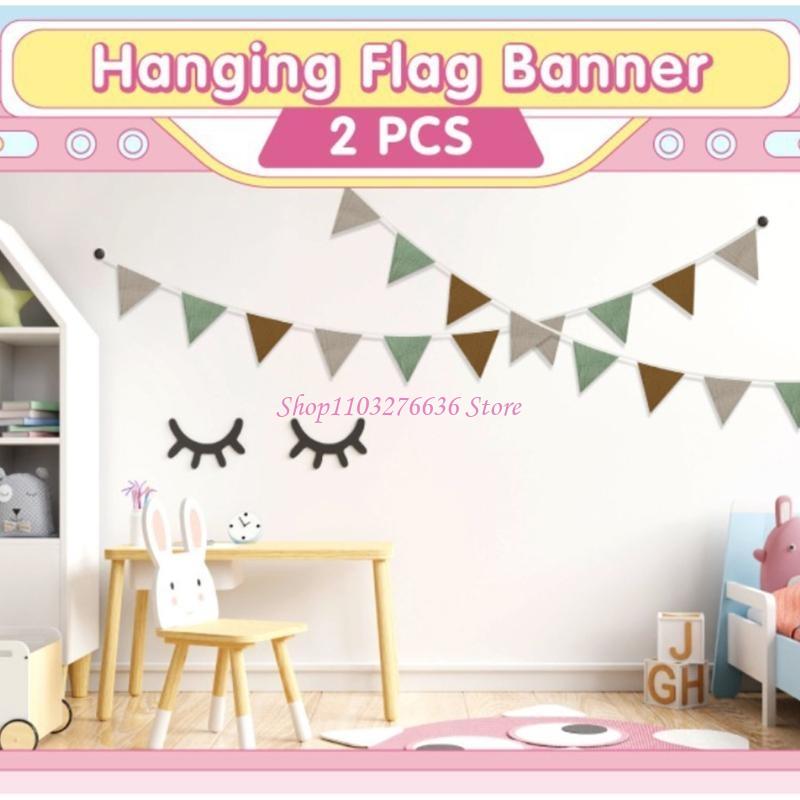 R6FD Spanduk Bunting Kamar Ana - Baby Nursery Gender Neutral ulasan dan harga