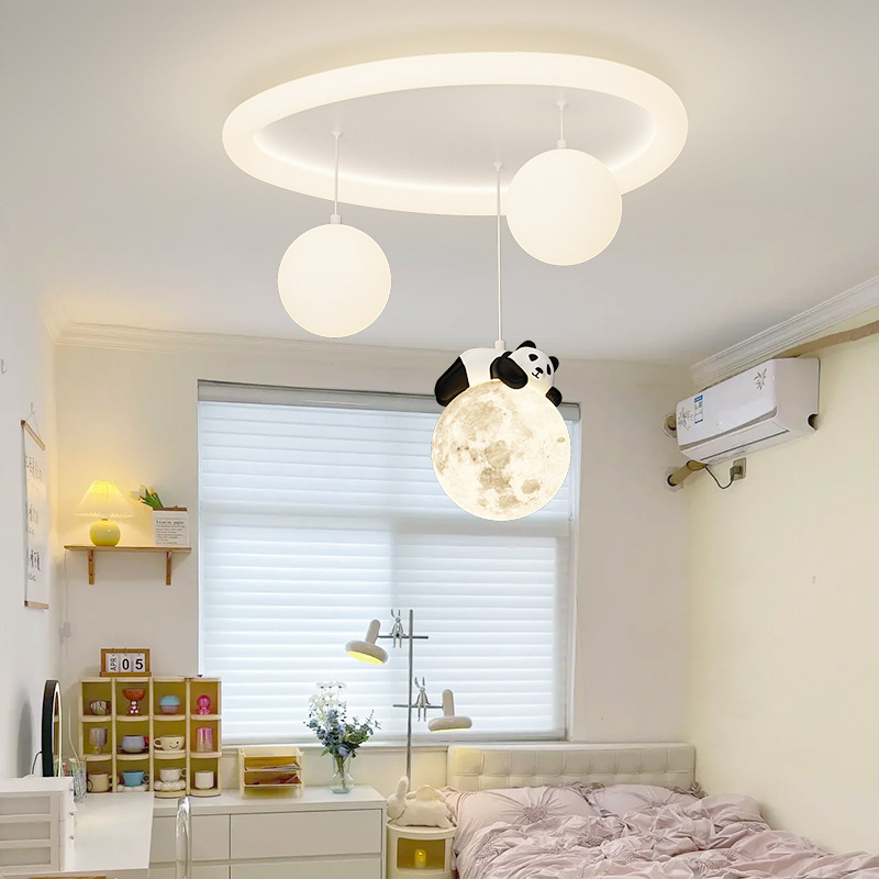 Lampu langit-langit awan Panda - Baby Nursery Ceiling Light ulasan dan harga
