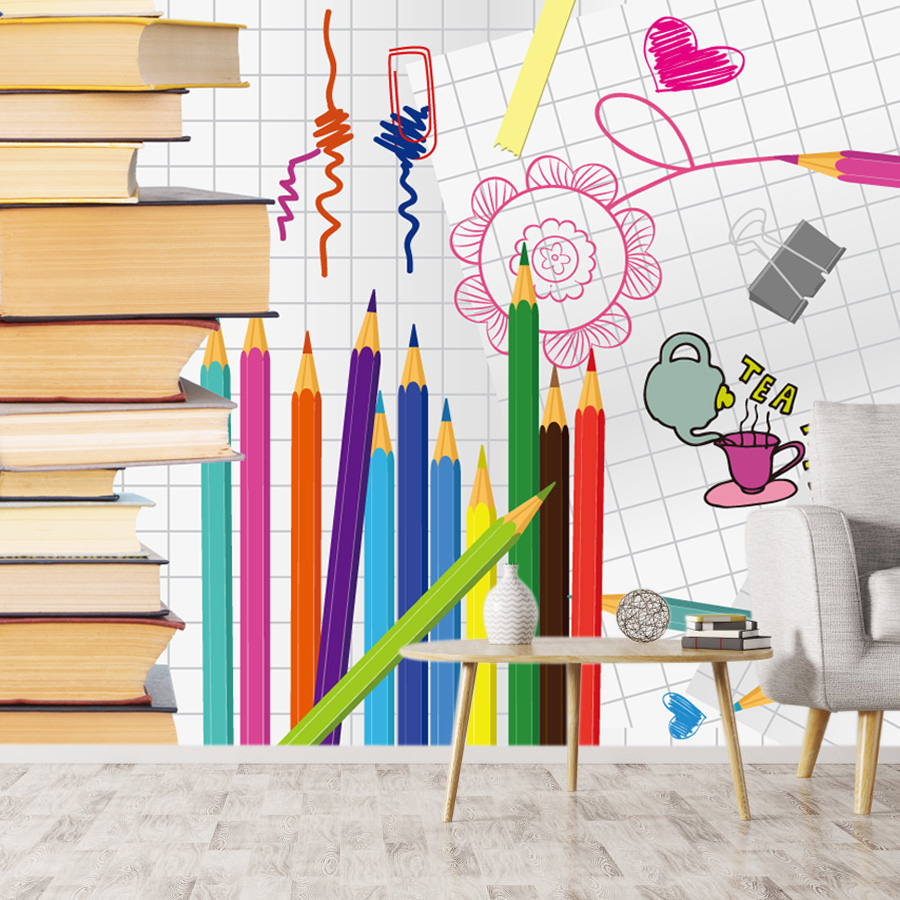 Wallpaper Tempel Mudah Dipasan - Baby Nursery Mural Wallpaper ulasan dan harga