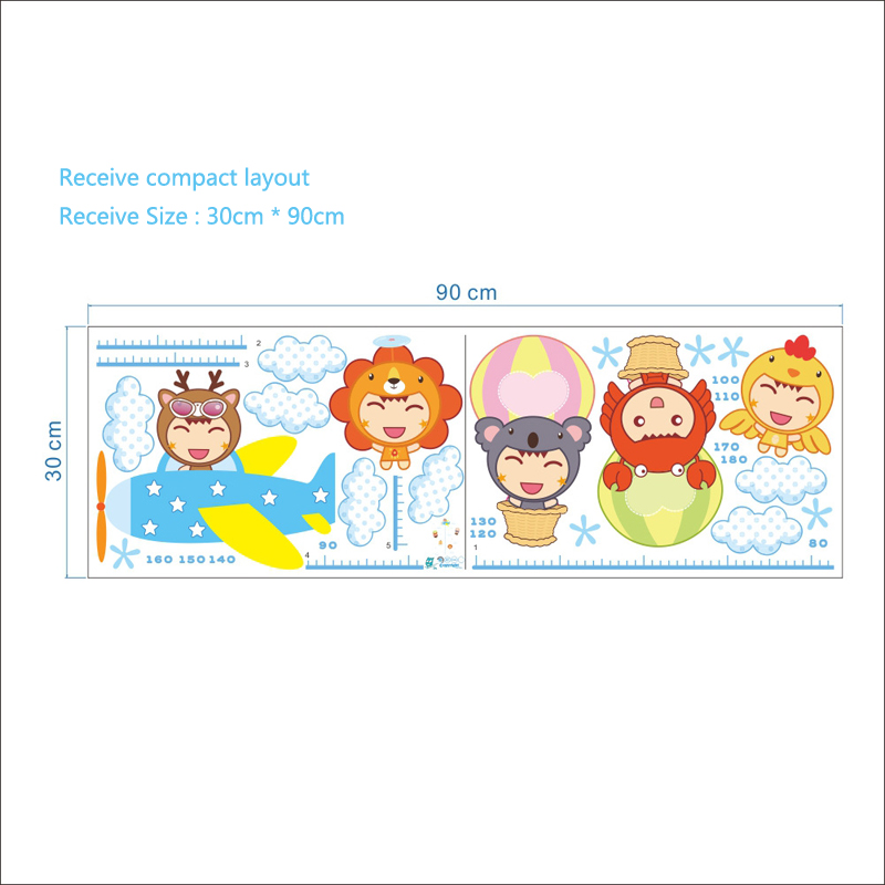 Stiker Dinding Tinggi Anak-ana - Baby Nursery Mural Wallpaper ulasan dan harga