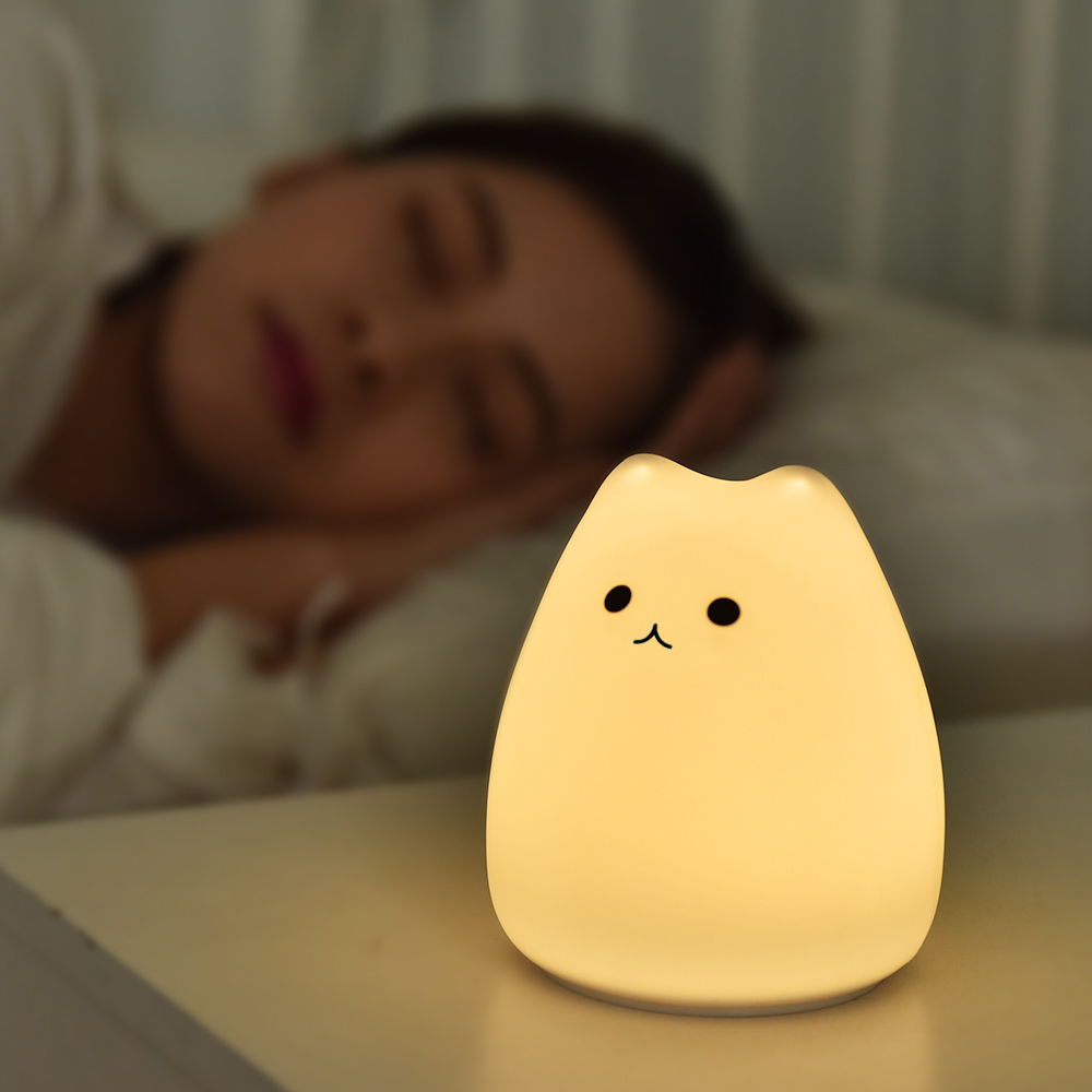 Lampu malam kucing lucu untuk  - Baby Nursery Night Light ulasan dan harga