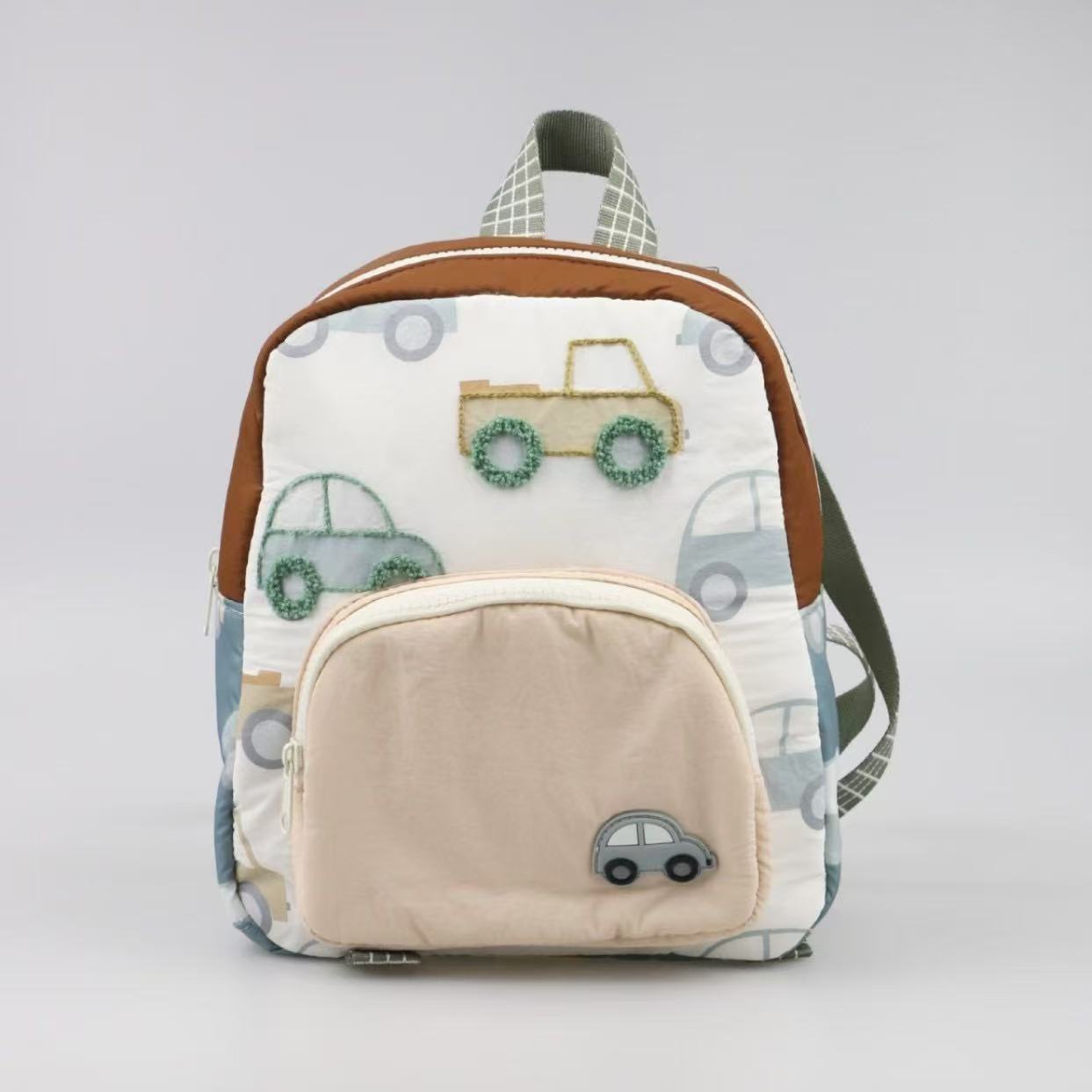 Tas Bordir Mobil, Ransel Anak, - Baby Nursery Backpack ulasan dan harga