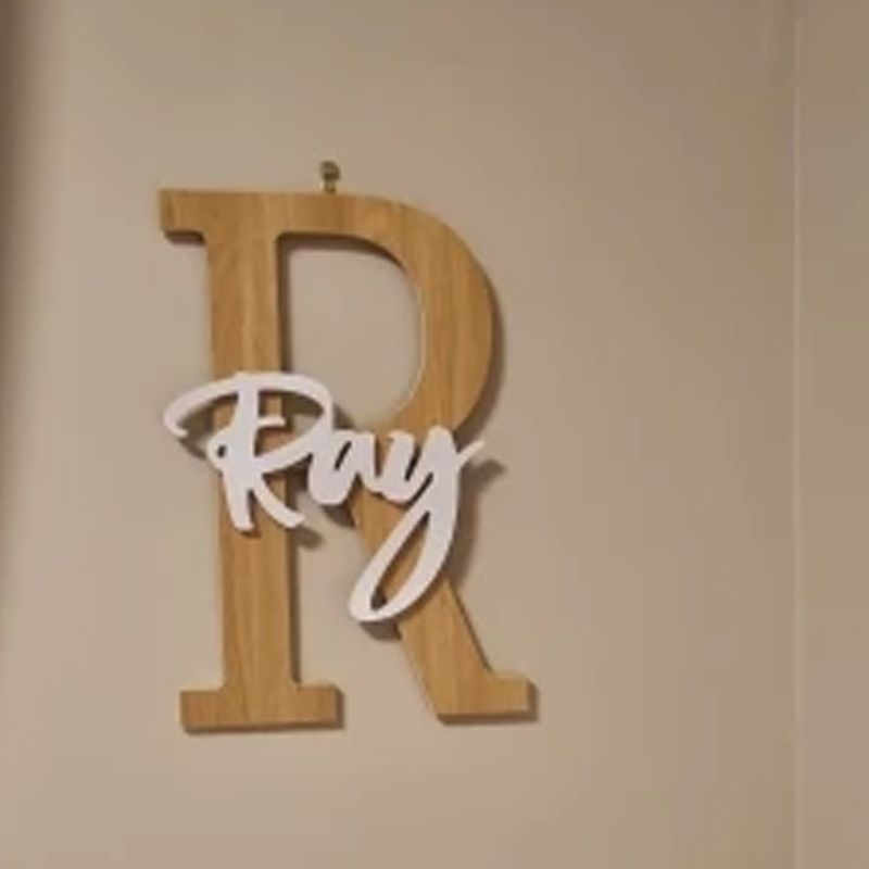 Tanda nama kayu kustom hadiah  - Baby Nursery Name Letters ulasan dan harga