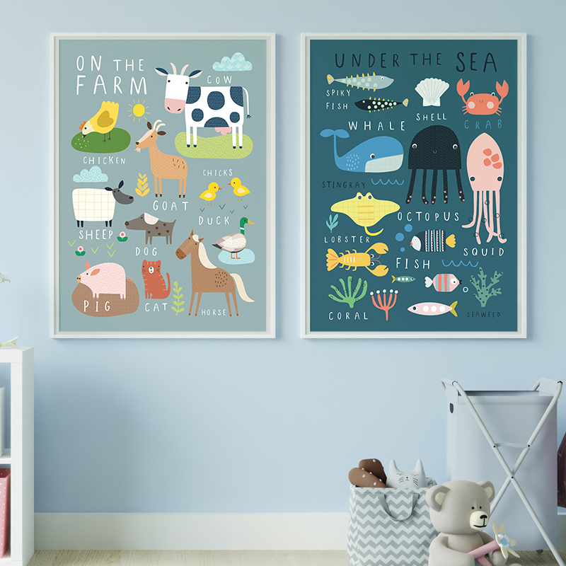 Gambar Dekorasi Kamar Anak Alf - Baby Nursery Under The Sea ulasan dan harga
