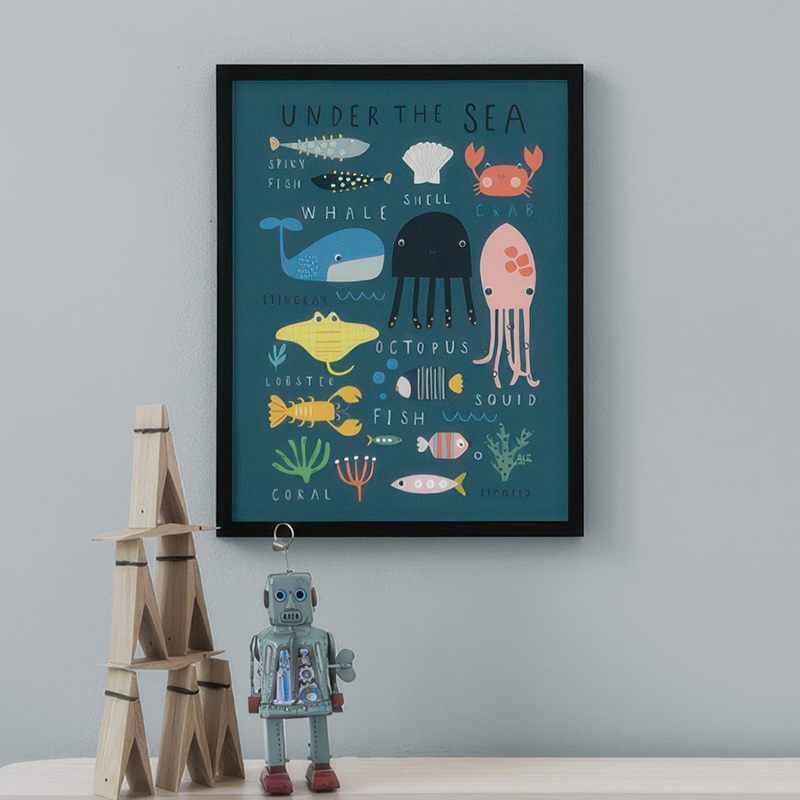 Gambar Dekorasi Kamar Anak Alf - Baby Nursery Under The Sea ulasan dan harga