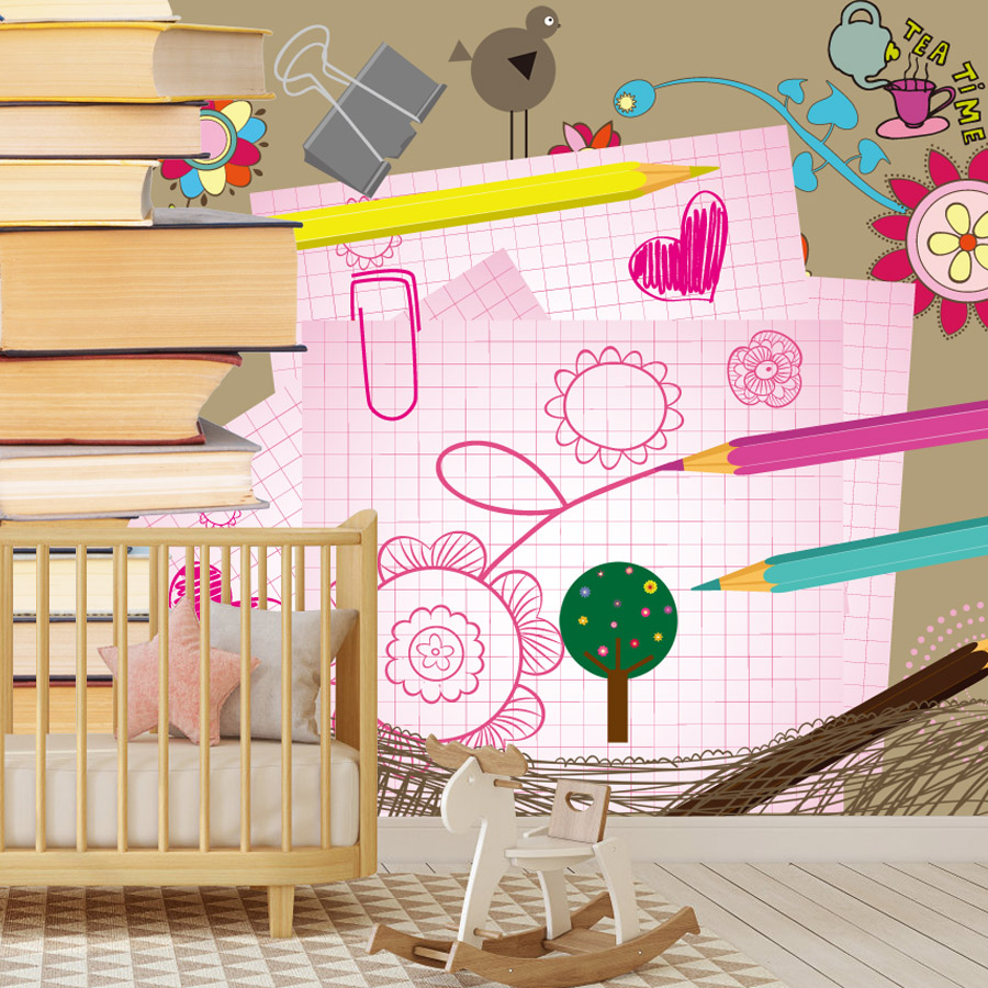Buku Kartun Gambar Wallpaper T - Baby Nursery Peel And Stick Wallpaper ulasan dan harga