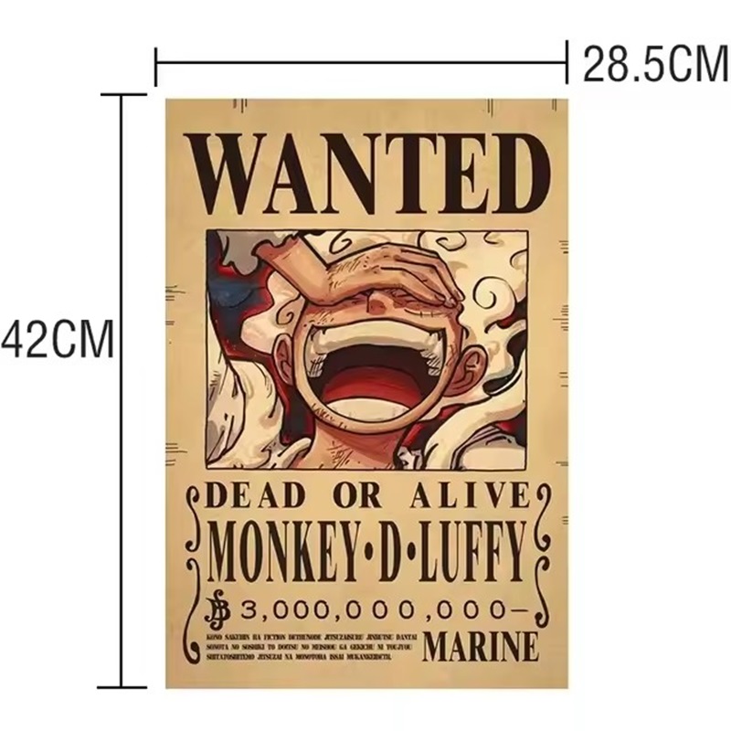 Poster Anime One Piece Bounty  - Baby Nursery Wall Decals ulasan dan harga