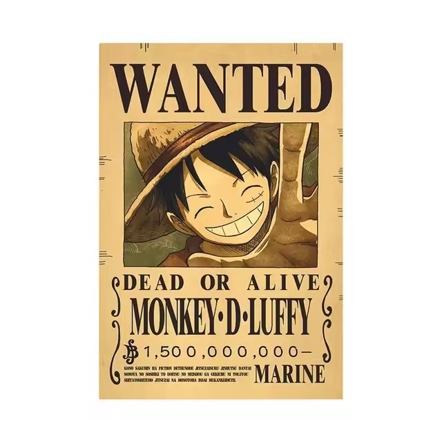 Poster Anime One Piece Bounty  - Baby Nursery Wall Decals ulasan dan harga