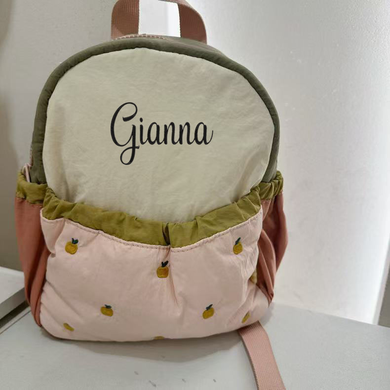Tas Ransel Ringan Bordir Nama  - Baby Nursery Backpack ulasan dan harga