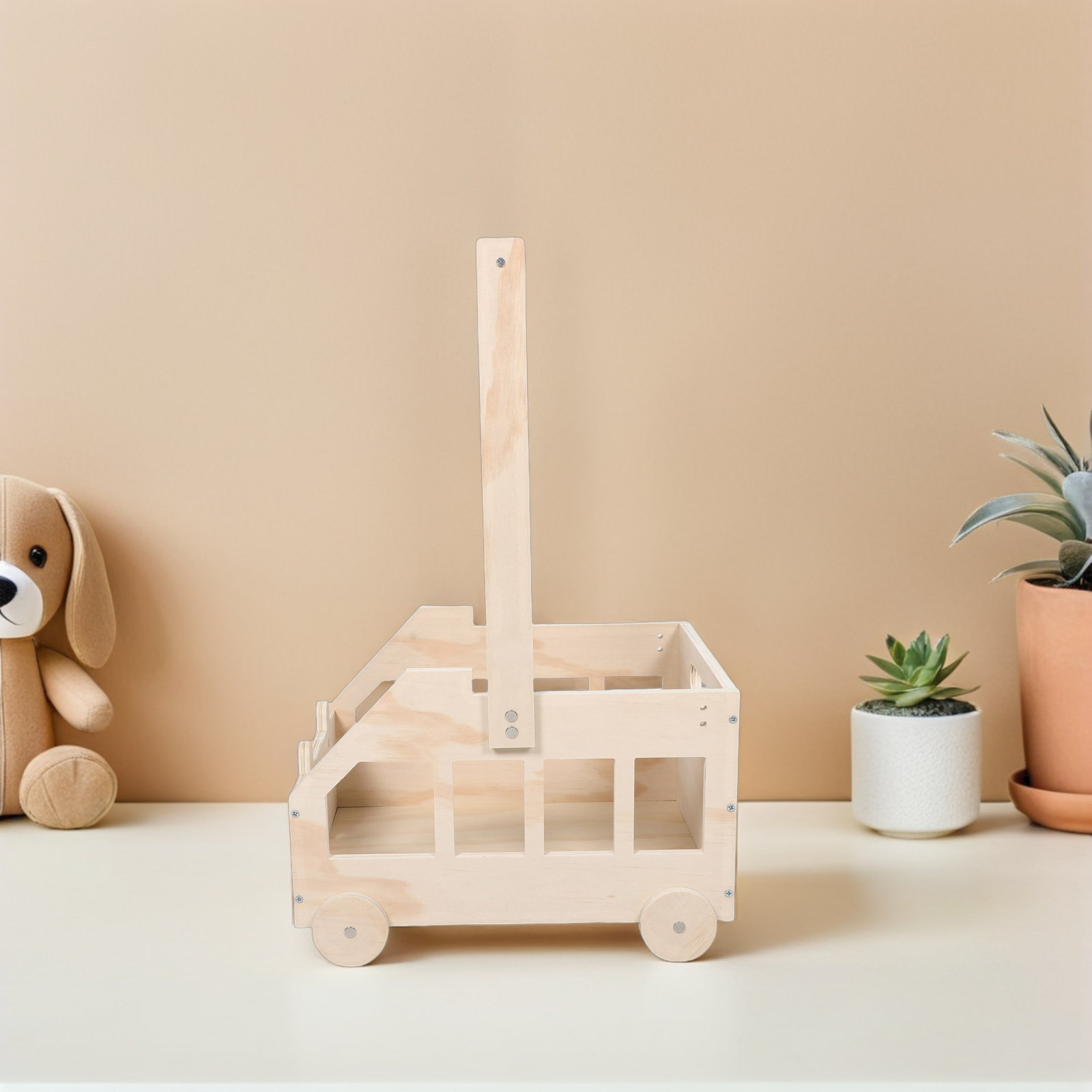 Keranjang Penyimpanan Kayu unt - Baby Nursery Handles ulasan dan harga