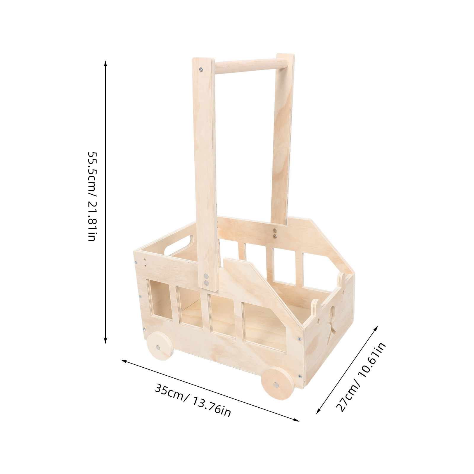 Keranjang Penyimpanan Kayu unt - Baby Nursery Handles ulasan dan harga