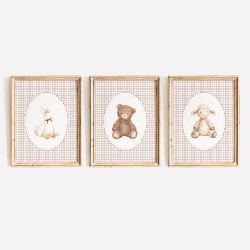 Set Cetakan Hewan untuk Kamar  - Baby Nursery Gender Neutral ulasan dan harga