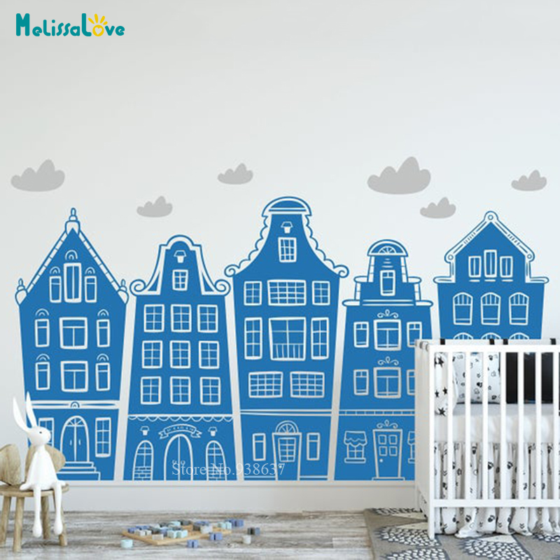 Stiker Rumah Skandinavia & Awa - Baby Nursery Wall Decals ulasan dan harga