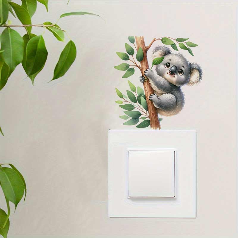 Stiker Dinding Koala Lucu Deko - Baby Nursery Mural Wallpaper ulasan dan harga