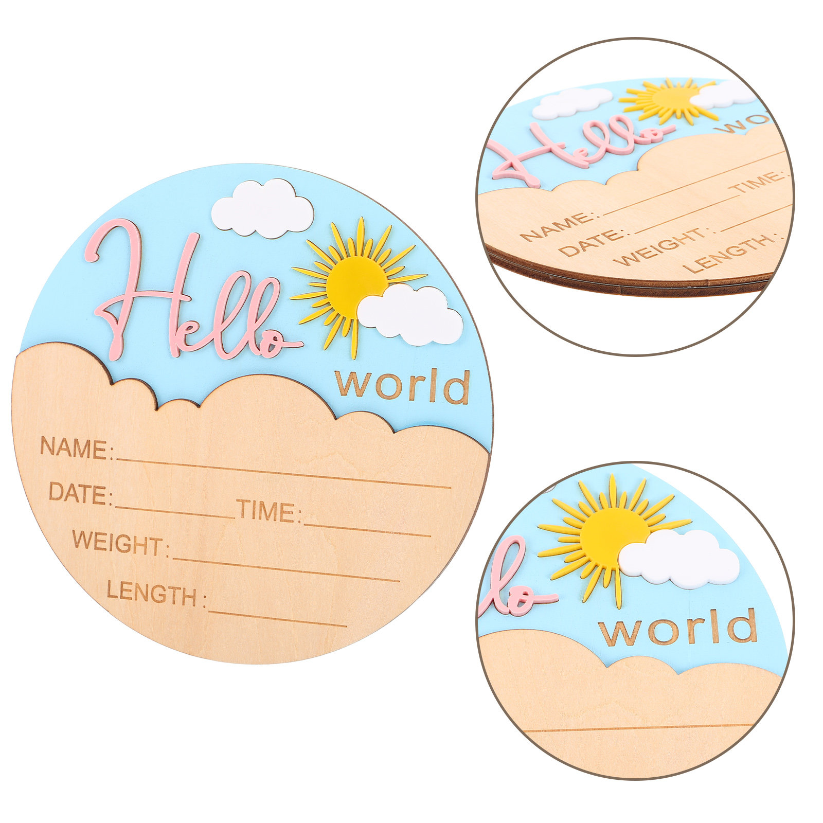 Papan Selamat Datang Bayi Baru - Baby Nursery Gender Neutral ulasan dan harga