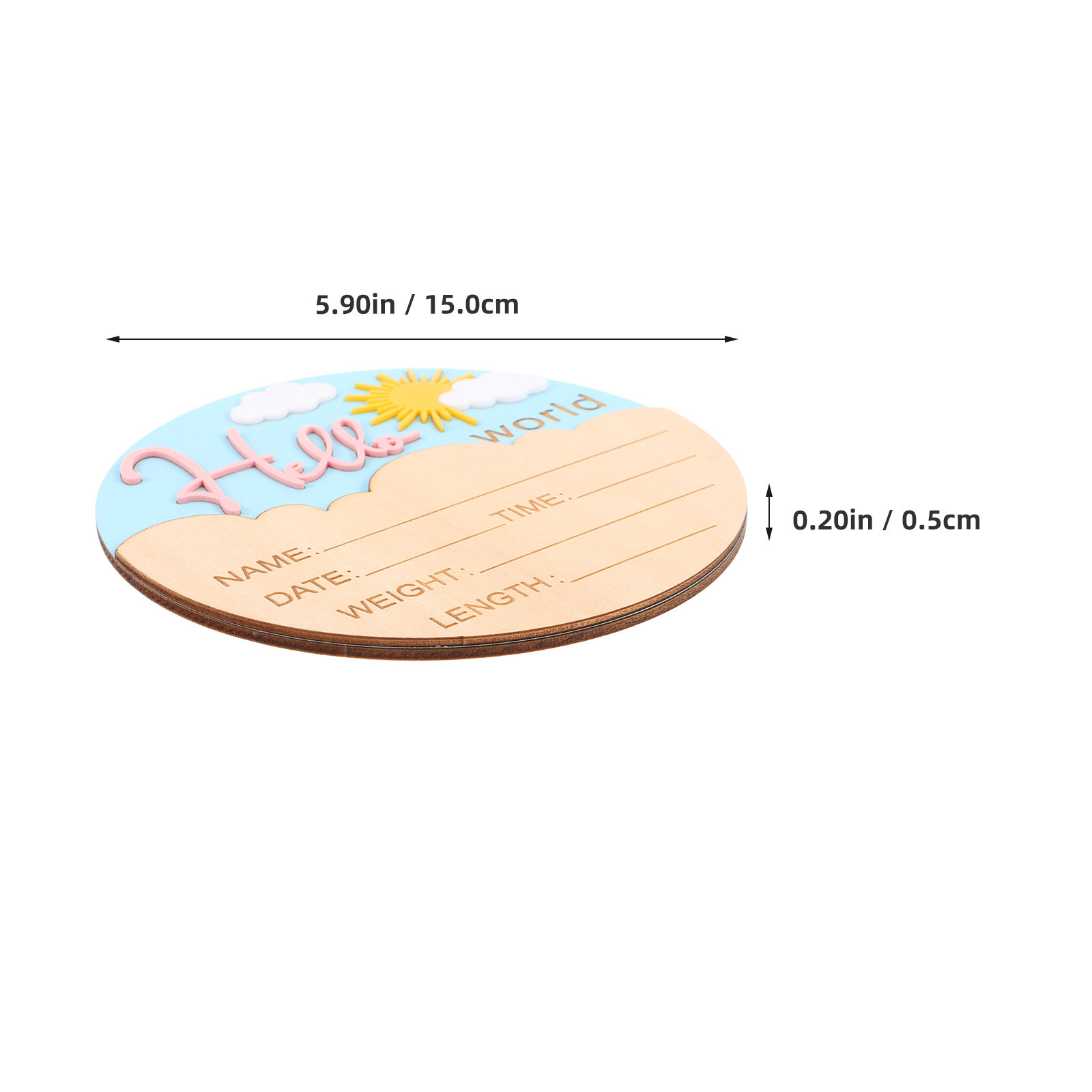 Papan Selamat Datang Bayi Baru - Baby Nursery Gender Neutral ulasan dan harga