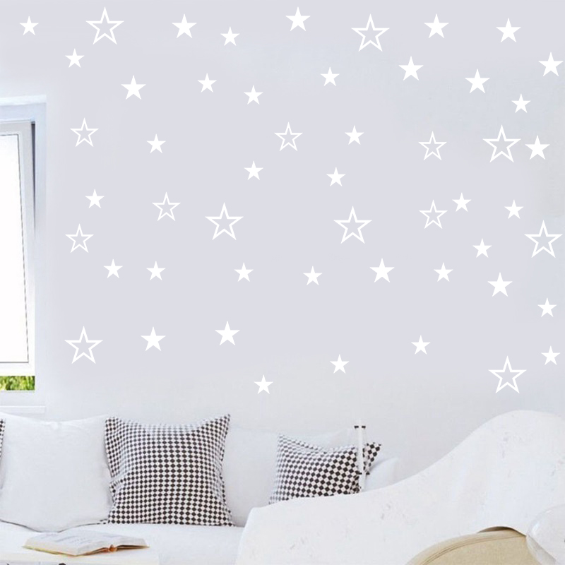 Campuran Ukuran Padat Berongga - Baby Nursery Wall Decals ulasan dan harga