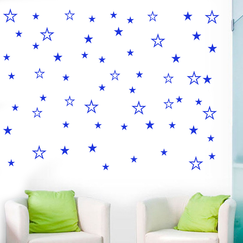 Campuran Ukuran Padat Berongga - Baby Nursery Wall Decals ulasan dan harga
