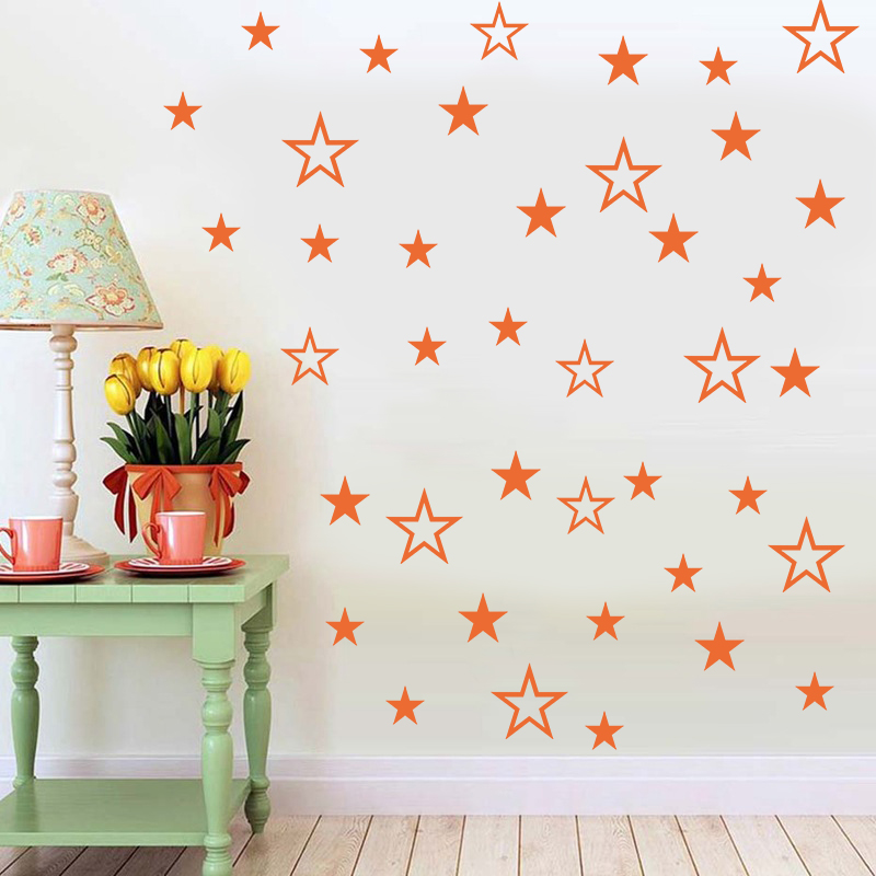 Campuran Ukuran Padat Berongga - Baby Nursery Wall Decals ulasan dan harga