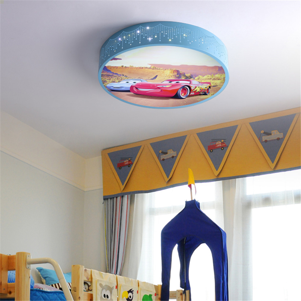 Kartun Mobil Bulat Lampu Langi - Baby Nursery Ceiling Light ulasan dan harga