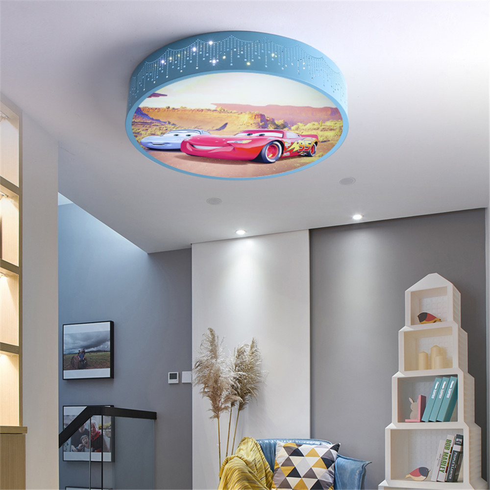 Kartun Mobil Bulat Lampu Langi - Baby Nursery Ceiling Light ulasan dan harga