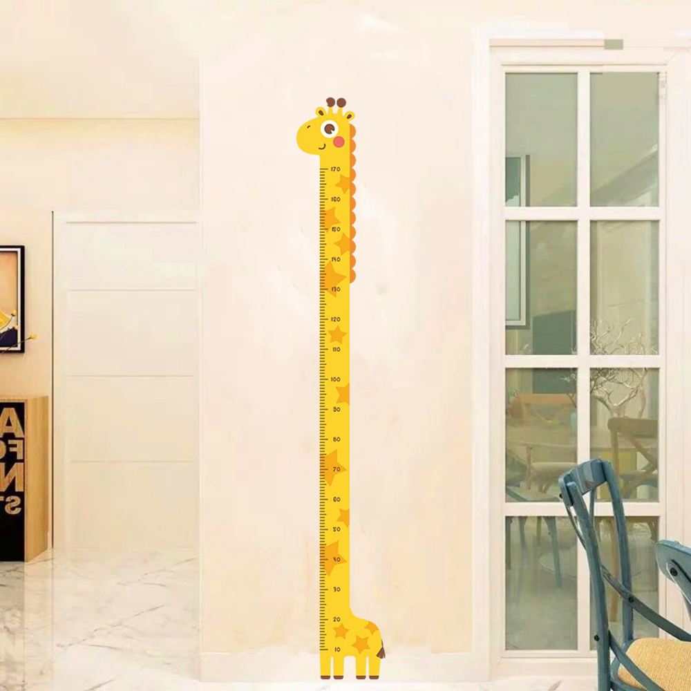 Stiker Kartun Lucu Pengukur Ti - Baby Nursery Wall Decals ulasan dan harga