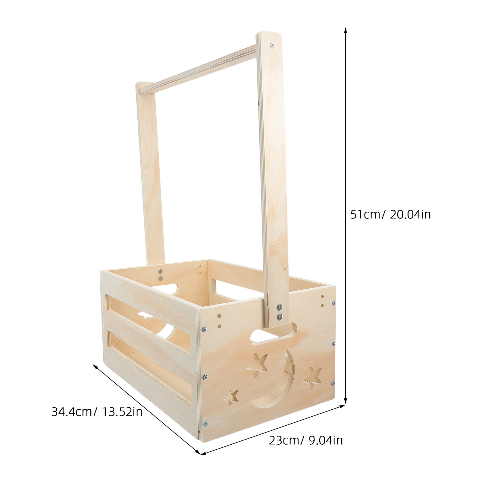 Keranjang Pakaian Kayu Portabe - Baby Nursery Closet Organization ulasan dan harga