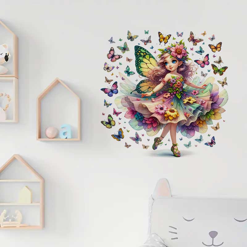 Stiker Dinding Peri Dekorasi K - Baby Nursery Mural Wallpaper ulasan dan harga